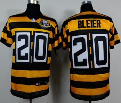 Jerseys Factory Cheap Nike Steelers #20 Rocky Bleier Yellow/Blac