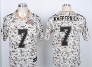 Jerseys Factory Cheap Nike 49ers #7 Colin Kaepernick Camo USMC M