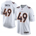 Jerseys Factory Cheap Nike Broncos #49 Dennis Smith White Men's