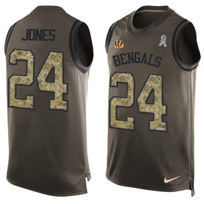 Jerseys Factory Cheap Nike Bengals #24 Adam Jones Green Men's St