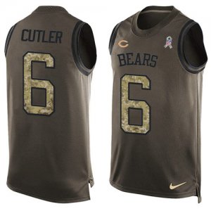 Jerseys Factory Cheap Nike Bears #6 Jay Cutler Green Men's Stitc