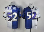 Jerseys Factory Cheap Nike Ravens #52 Ray Lewis Purple/White Wit