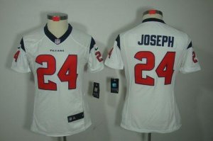 Jerseys Factory Cheap Nike Texans #24 Johnathan Joseph White Wom
