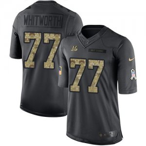 Jerseys Factory Cheap Nike Bengals #77 Andrew Whitworth Black Me
