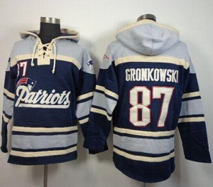 Jerseys Factory Cheap New England Patriots #87 Rob Gronkowski Bl