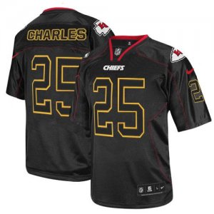 Jerseys Factory Cheap Nike Chiefs #25 Jamaal Charles Lights Out