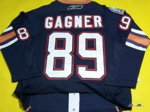Jerseys Factory Cheap Oilers #89 Sam Gagner Embroidered Dark Blu