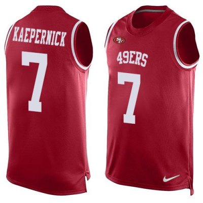 Jerseys Factory Cheap Nike 49ers #7 Colin Kaepernick Red Team Co