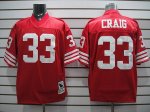 Jerseys Factory Cheap Mitchell and Ness 49ers #33 Roger Craig Em