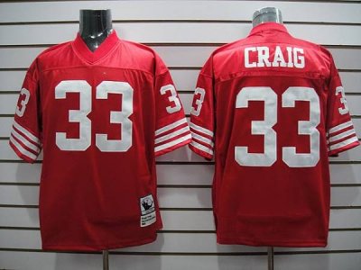 Jerseys Factory Cheap Mitchell and Ness 49ers #33 Roger Craig Em
