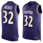 Jerseys Factory Cheap Nike Ravens #32 Eric Weddle Purple Team Co