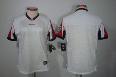 Jerseys Factory Cheap Nike Falcons Blank White Women's Embroider