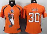 Jerseys Factory Cheap Nike Broncos #30 Terrell Davis Orange Team