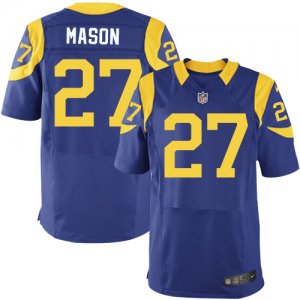 Jerseys Factory Cheap Nike Rams #27 Tre Mason Royal Blue Alterna