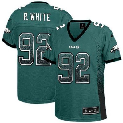 Jerseys Factory Cheap Nike Eagles #92 Reggie White Midnight Gree