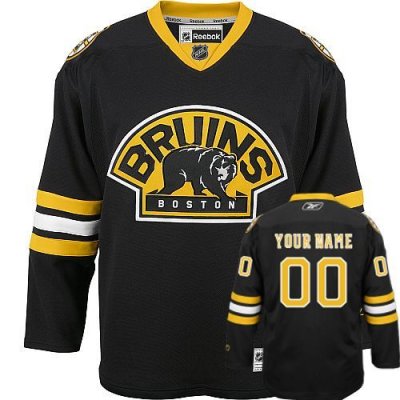 Jerseys Factory Cheap Bruins Third Personalized Authentic Black