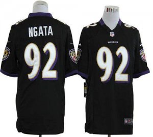 Jerseys Factory Cheap Nike Ravens #92 Haloti Ngata Black Alterna