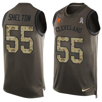 Jerseys Factory Cheap Nike Browns #55 Danny Shelton Green Men's