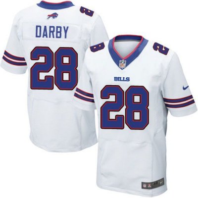 Jerseys Factory Cheap Nike Bills #28 Ronald Darby White Men's St