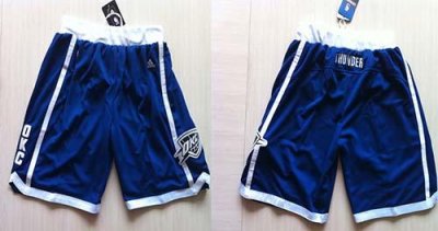 Jerseys Factory Cheap Oklahoma City Thunder Blue NBA Shorts
