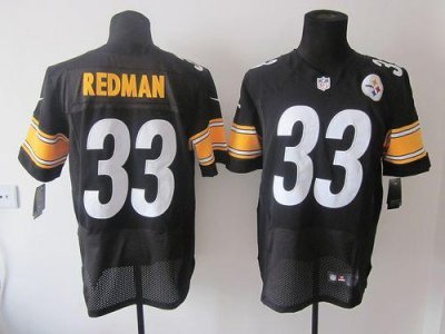 Jerseys Factory Cheap Nike Steelers #33 Isaac Redman Black Team