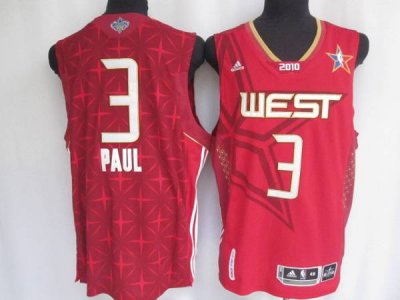 Jerseys Factory Cheap Hornets #3 Chris Paul Stitched Red 2010 Al