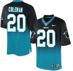Jerseys Factory Cheap Nike Panthers #20 Kurt Coleman Black/Blue