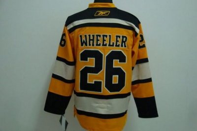 Jerseys Factory Cheap Bruins #26 Blake Wheeler Embroidered Winte