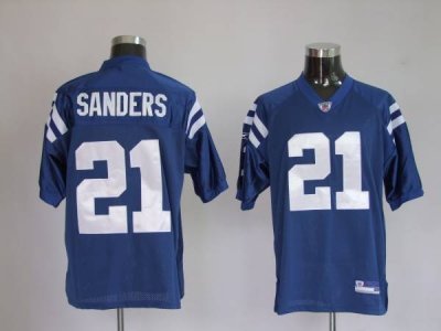 Jerseys Factory Cheap Colts #21 Bob Sanders Blue Stitched NFL Je