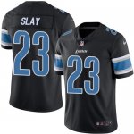 Jerseys Factory Cheap Nike Lions #23 Darius Slay Black Men's Sti
