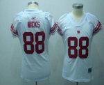 Jerseys Factory Cheap Giants #88 Hakeem Nicks White Women's Fiel