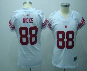 Jerseys Factory Cheap Giants #88 Hakeem Nicks White Women's Fiel