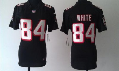 Jerseys Factory Cheap Nike Falcons #84 Roddy White Black Alterna