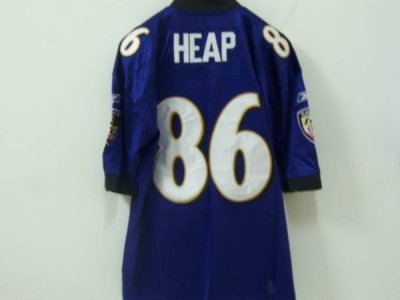Jerseys Factory Cheap Ravens #86 Todd Heap Purple Stitched NFL J