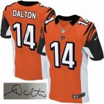 Jerseys Factory Cheap Nike Bengals #14 Andy Dalton Orange Altern