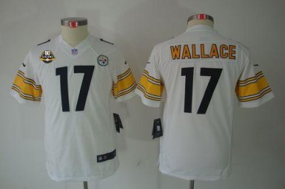 Jerseys Factory Cheap Nike Steelers #17 Mike Wallace White With