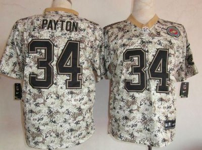 Jerseys Factory Cheap Nike Bears #34 Walter Payton Camo Men's St