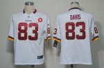 Jerseys Factory Cheap Nike Redskins #83 Fred Davis White With 80