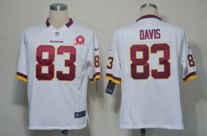Jerseys Factory Cheap Nike Redskins #83 Fred Davis White With 80