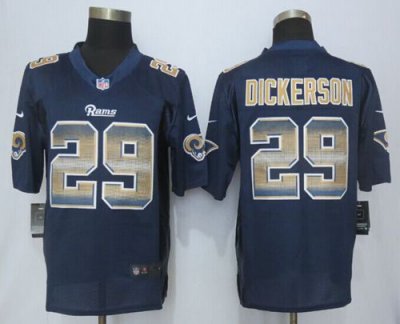 Jerseys Factory Cheap Nike Rams #29 Eric Dickerson Navy Blue Tea