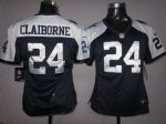 Jerseys Factory Cheap Nike Cowboys #24 Morris Claiborne Navy Blu