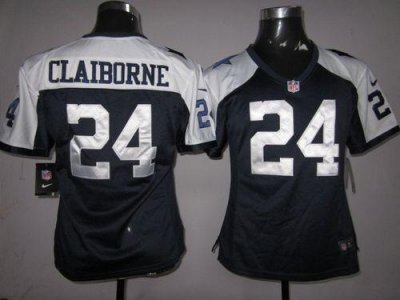 Jerseys Factory Cheap Nike Cowboys #24 Morris Claiborne Navy Blu