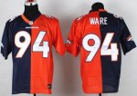 Jerseys Factory Cheap Nike Broncos #94 DeMarcus Ware Orange/Navy