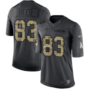 Jerseys Factory Cheap Nike Bills #83 Andre Reed Black Men's Stit