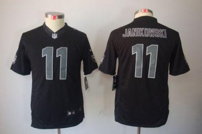 Jerseys Factory Cheap Nike Raiders #11 Sebastian Janikowski Blac