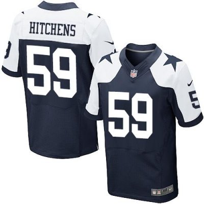 Jerseys Factory Cheap Nike Cowboys #59 Anthony Hitchens Navy Blu