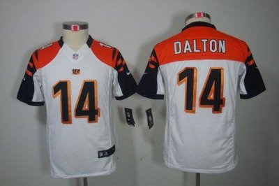 Jerseys Factory Cheap Nike Bengals #14 Andy Dalton White Youth E