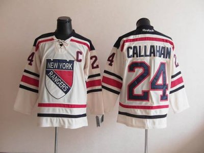 Jerseys Factory Cheap Rangers #24 Ryan Callahan Cream 2012 Winte