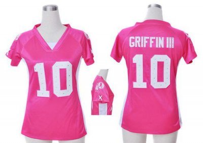 Jerseys Factory Cheap Nike Redskins #10 Robert Griffin III Pink