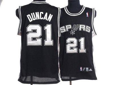 Jerseys Factory Cheap Spurs #21 Tim Duncan Stitched black NBA Je
